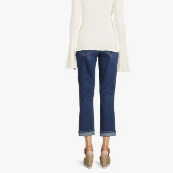PAIGE - Womens -  Mid Rise Slim Fit Boyfriend - Size 30 - Picture 1 of 9